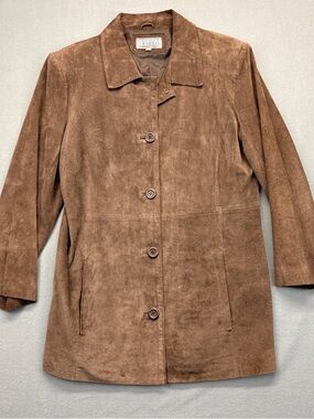 Originaux Par Pablo Suede Jacket Brown Suede Women’s Medium